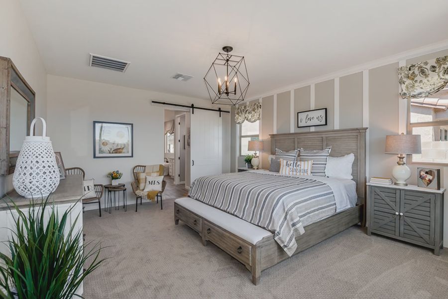 Furnished interior view inside a new home in Forté at Granite Vista, Waddell (Image 12).