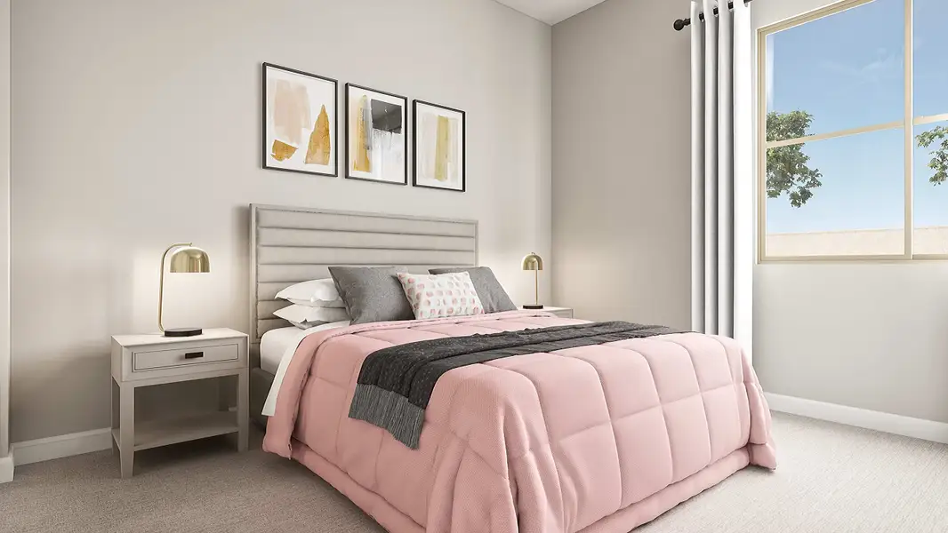 Representative furnished interior of a home built from the Granite Plan 3505 by Tri Pointe Homes in Waterston Central, Gilbert (Image 29).