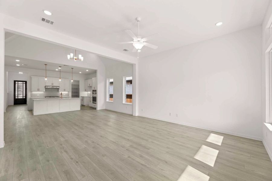 Open Kitchen-Living-Dining Room Representative Photo