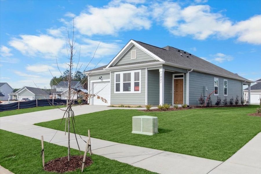 Front exterior of a new home in Tillery Park, Grovetown, GA, highlighting curb appeal (Image 23).