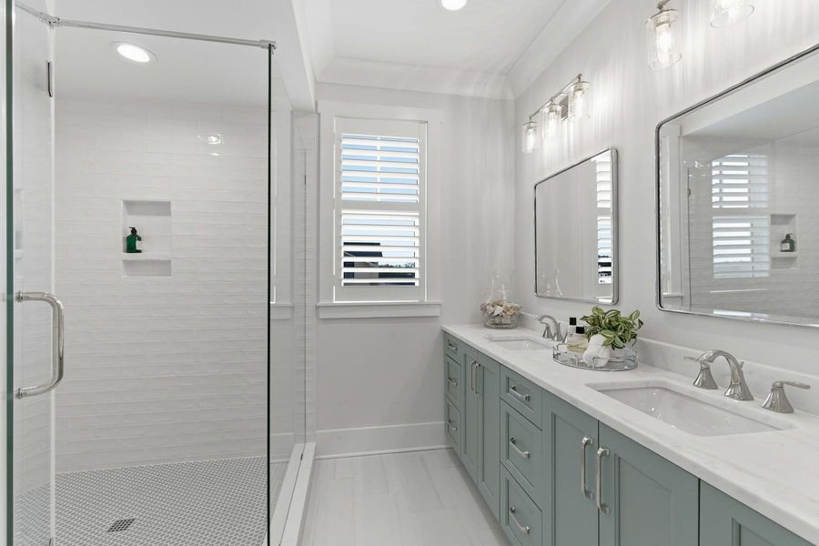 Furnished interior view inside a new home in , Mount Pleasant (Image 37).