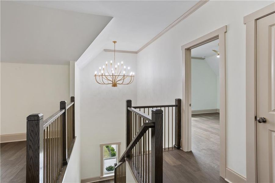 Furnished interior view inside a new home in , Dacula (Image 18).