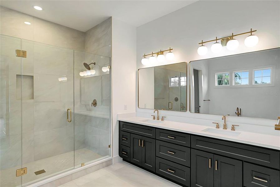 Furnished interior view inside a new home in , Tampa (Image 14). Furnished interior view inside a new home in , Tampa (Image 14).