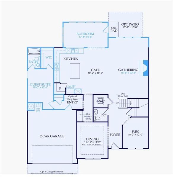 2D floor plan layout of this home in Oakwood, Cumming, GA (Image 3). 2D floor plan layout of this home in Oakwood, Cumming, GA (Image 3).