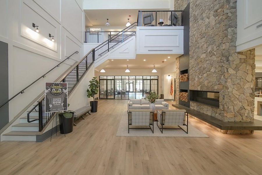 Furnished interior view inside a new home in , Hoschton (Image 34).