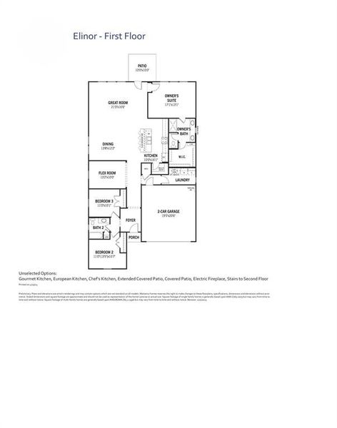 Elinor Floor Plan