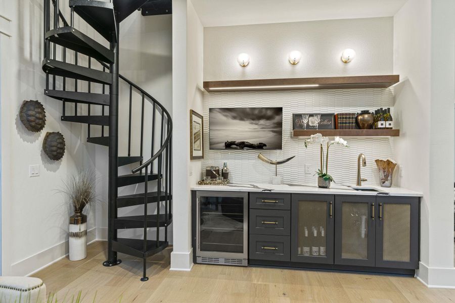 Furnished interior view inside a new home in , Johnson City (Image 30).