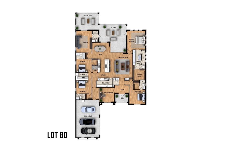 Homesite 80 Floor Plan Homesite 80 Floor Plan