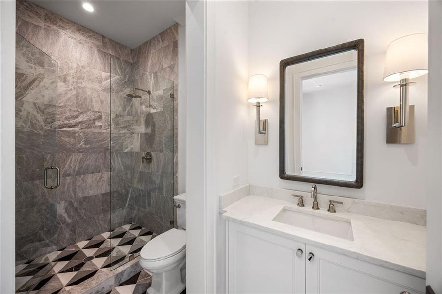 Furnished interior view inside a new home in , Atlanta (Image 7).