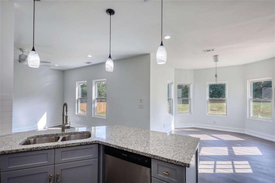 Furnished interior view inside a new home in , Covington (Image 14).