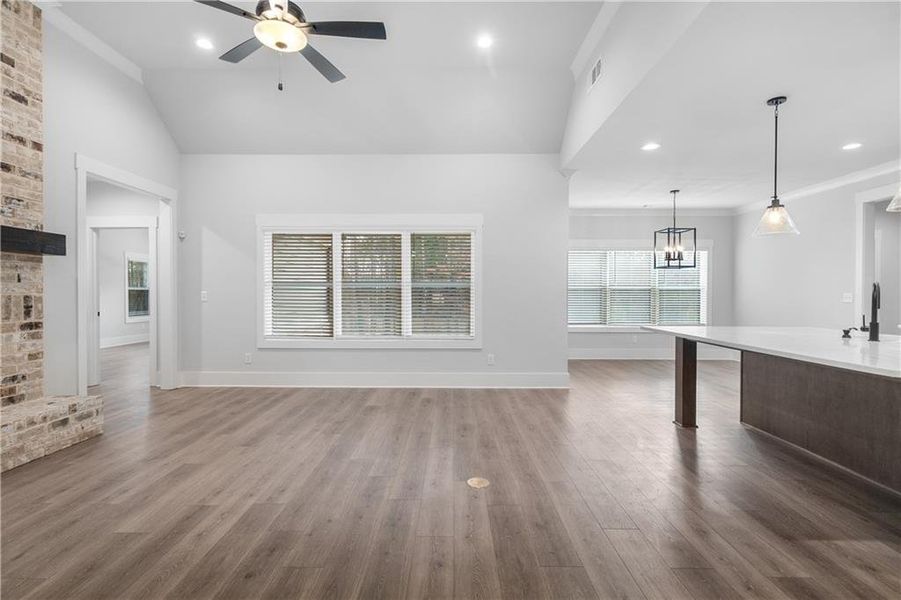 Spacious, unfurnished interior of a new home in Stonegate, Monroe (Image 22).