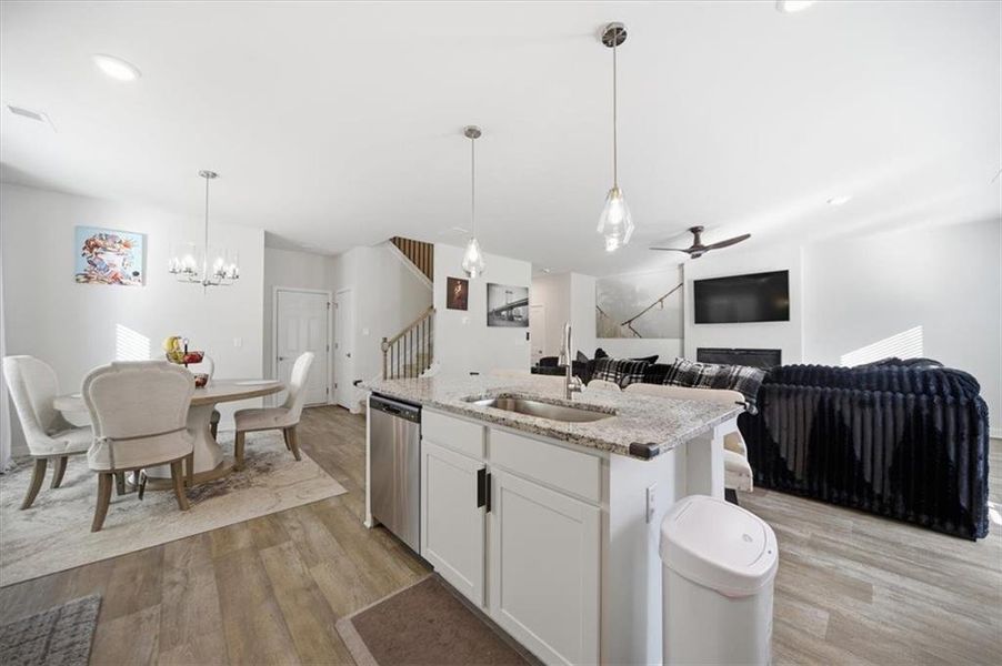 Furnished interior view inside a new home in , McDonough (Image 11).
