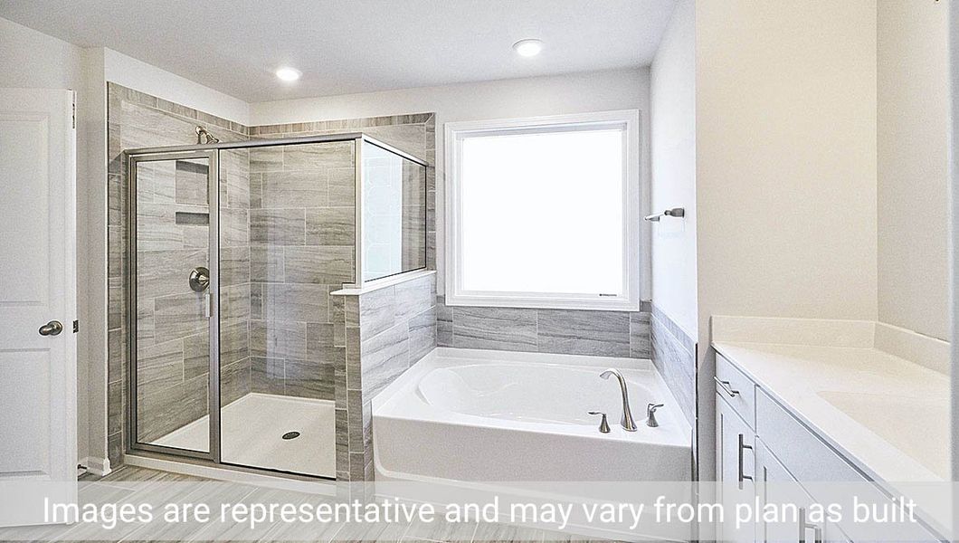 Furnished interior view inside a new home in The Manors at Winston Pointe, Clayton (Image 7).