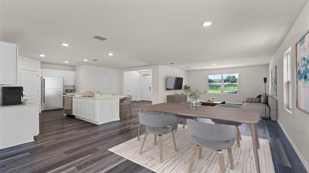 Furnished interior view inside a new home in Crossroads at Kelly Park, Apopka (Image 12).