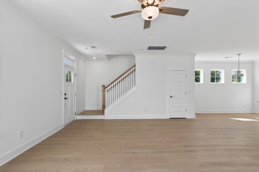 Spacious, unfurnished interior of a new home in Colleton Park, Aiken (Image 16). Spacious, unfurnished interior of a new home in Colleton Park, Aiken (Image 16).
