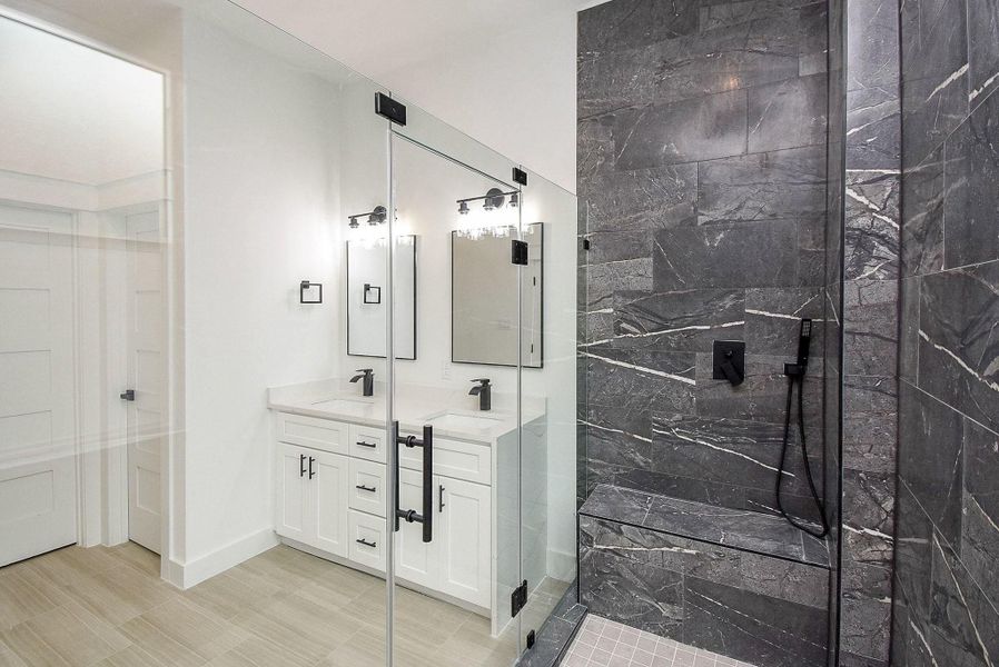 Furnished interior view inside a new home in , Houston (Image 13).