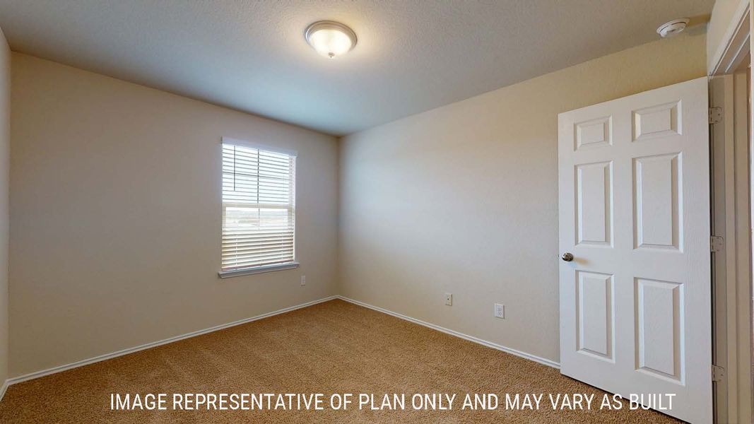 Representative unfurnished interior of a home built from the Perry by D.R. Horton in Park Meadows, Lorena (Image 26).