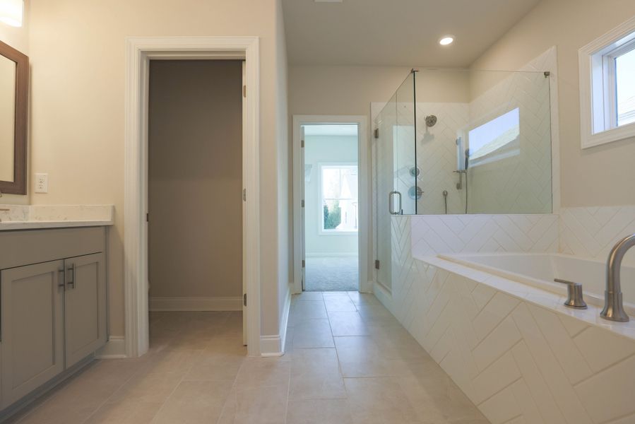 Representative furnished interior of a home built from the The Bennett by The Providence Group in Aberdeen, Hoschton (Image 16).