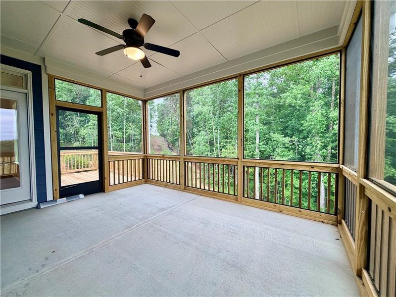 Exterior details and patio area of a home in Arbor West, Dawsonville (Image 3). Exterior details and patio area of a home in Arbor West, Dawsonville (Image 3).