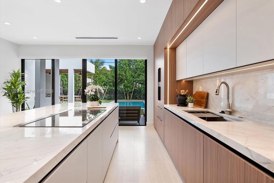 Furnished interior view inside a new home in , Miami (Image 5).