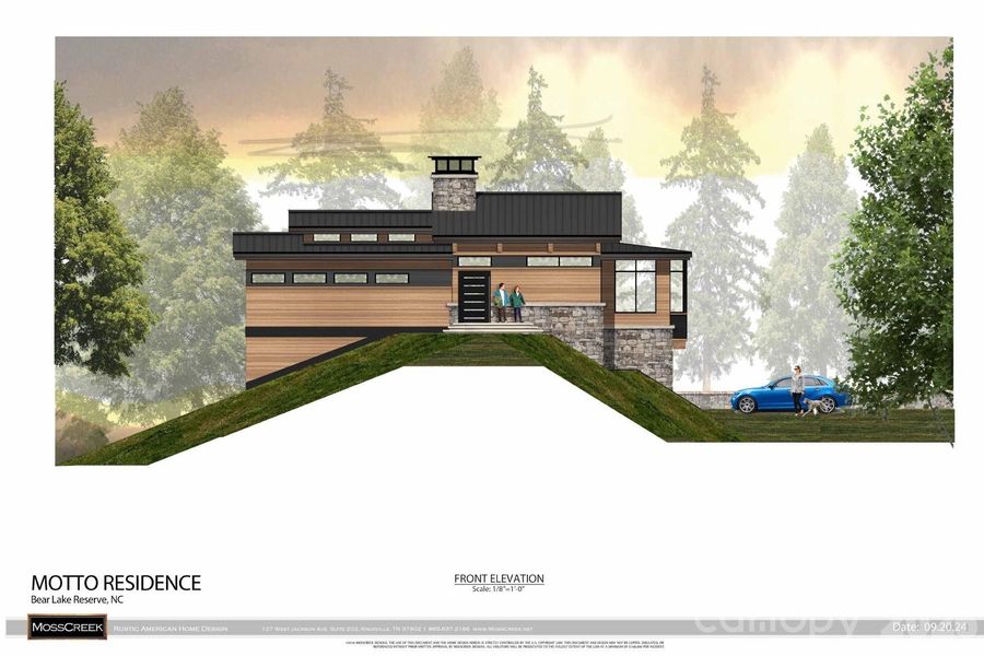 Exterior rendering of this home design in , Tuckasegee, NC (Image 2). Exterior rendering of this home design in , Tuckasegee, NC (Image 2).