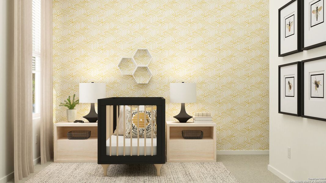 Furnished interior view inside a new home in Morgan Meadows, San Antonio (Image 22).