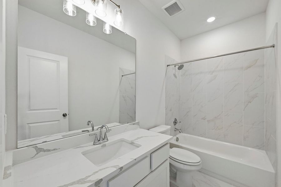 Furnished interior view inside a new home in Lakeside at Tessera, Lago Vista (Image 14).