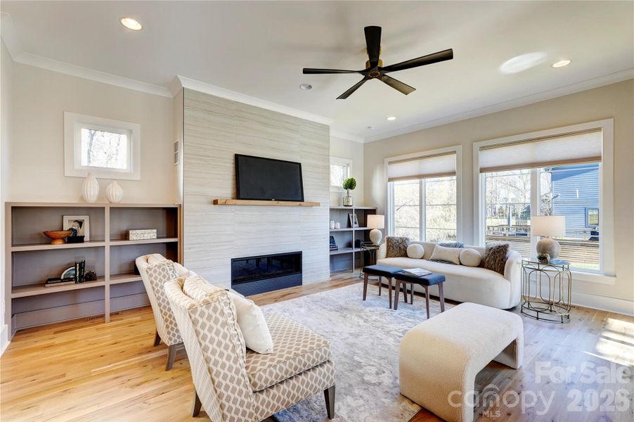 Furnished interior view inside a new home in , Charlotte (Image 12).