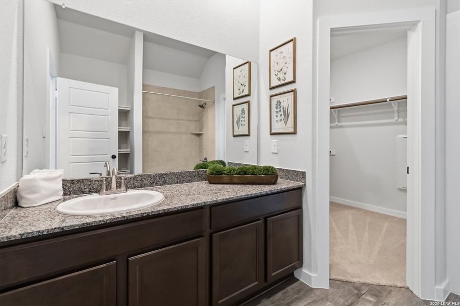 Furnished interior view inside a new home in Red Hawk Landing, San Antonio (Image 17).