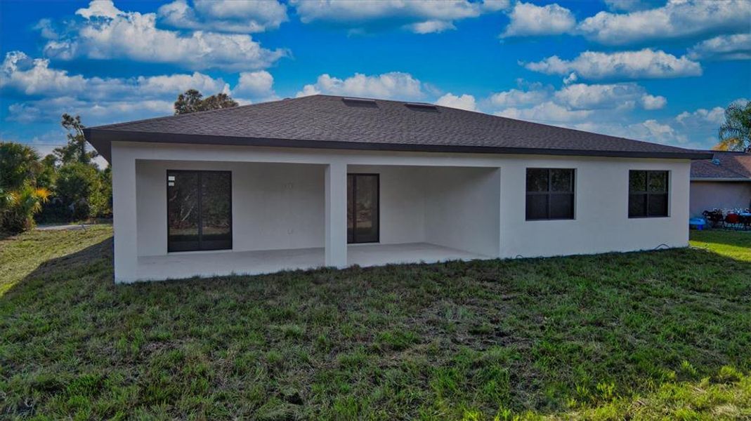 Exterior details and patio area of a home in , North Port (Image 27). Exterior details and patio area of a home in , North Port (Image 27).