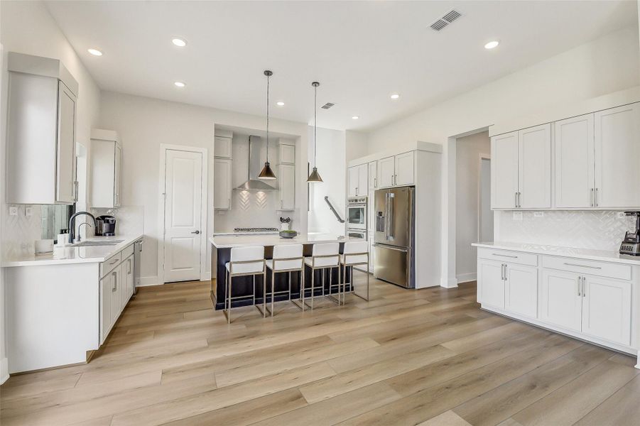 Furnished interior view inside a new home in Bridgeland 45', 50', 70', Cypress (Image 36). Furnished interior view inside a new home in Bridgeland 45', 50', 70', Cypress (Image 36).