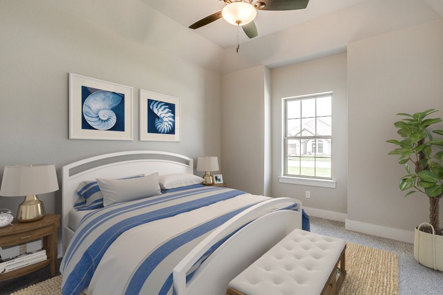 Representative furnished interior of a home built from the The Abilene by Kenmark Homes in Coyote Crossing, Godley (Image 6). Representative furnished interior of a home built from the The Abilene by Kenmark Homes in Coyote Crossing, Godley (Image 6).