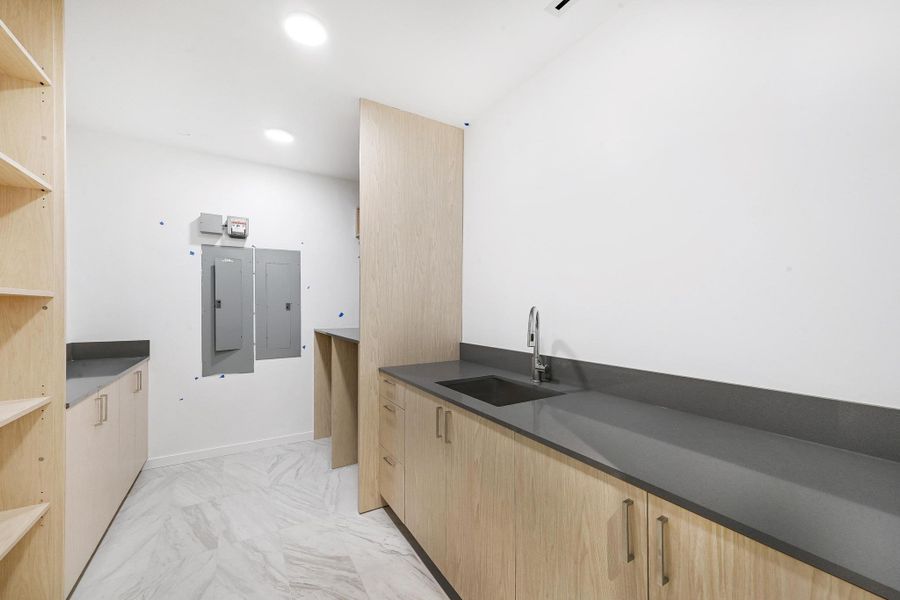 Furnished interior view inside a new home in The Colorfield, Austin (Image 9).