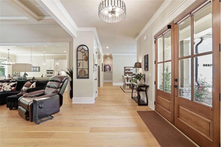 Furnished interior view inside a new home in , Clarkesville (Image 56).
