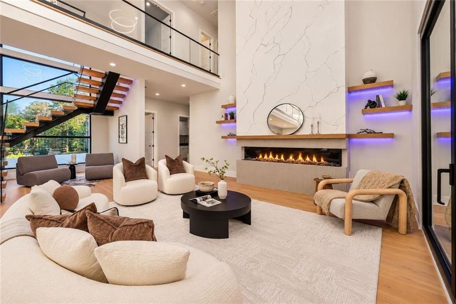 Furnished interior view inside a new home in , Hoschton (Image 12).
