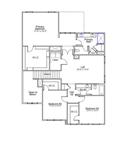 2D floor plan layout for the Saluda II - Vanguard Collection by Mungo Homes in Pineland Preserve, Summerville, SC (Image 4).