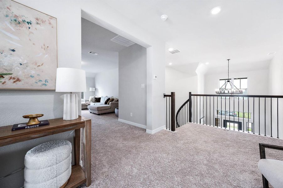 Furnished interior view inside a new home in Sunterra 60ft, Katy (Image 30). Furnished interior view inside a new home in Sunterra 60ft, Katy (Image 30).