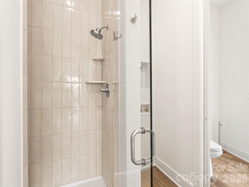 Close-up of interior finishes inside a home in , Asheville (Image 14).