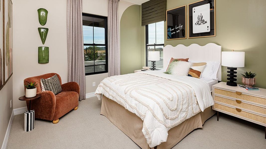 Representative furnished interior of a home built from the Alder by Taylor Morrison in Verdin Capstone Collection, Phoenix (Image 14).