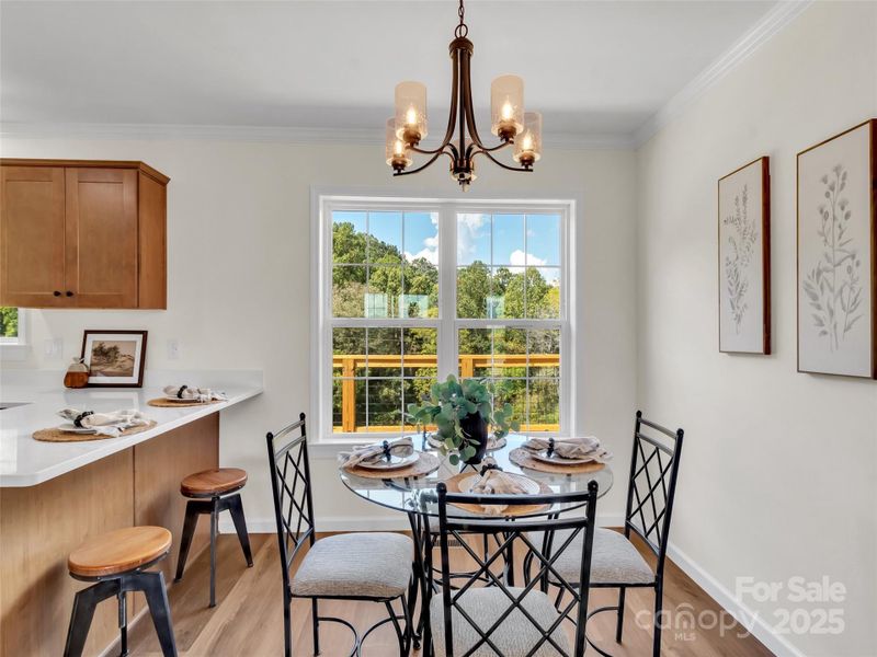 Furnished interior view inside a new home in , Canton (Image 7).