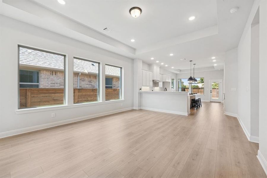 Spacious, unfurnished interior of a new home in Solterra - Garden Series, Mesquite (Image 15).