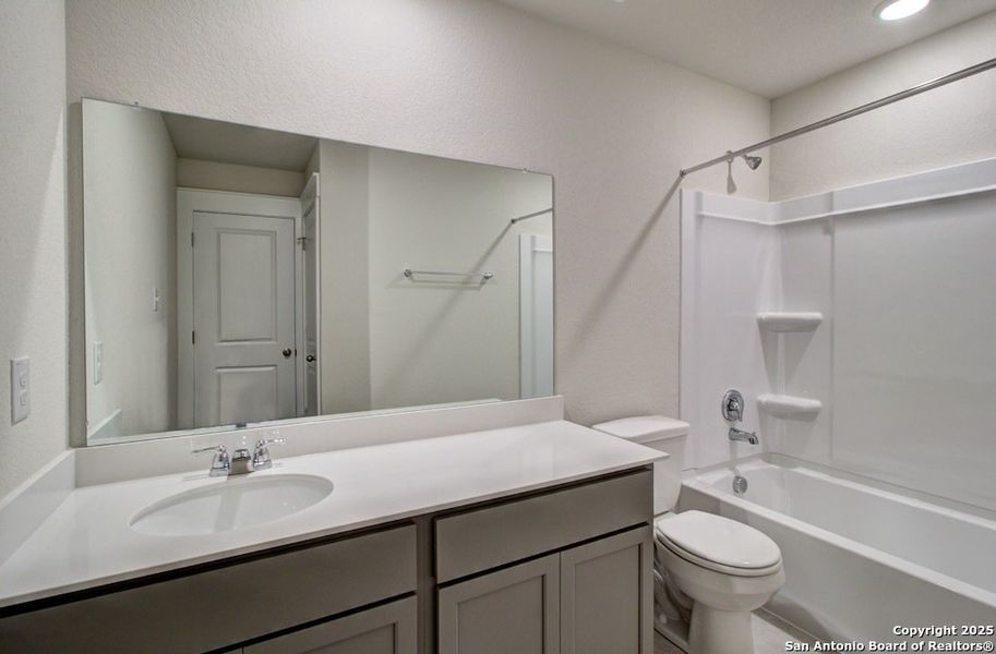 Furnished interior view inside a new home in Prairie Green, Converse (Image 4). Furnished interior view inside a new home in Prairie Green, Converse (Image 4).