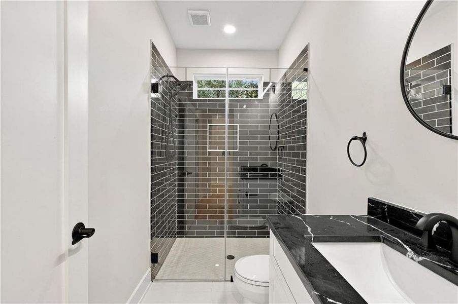 Furnished interior view inside a new home in , Atlanta (Image 9).