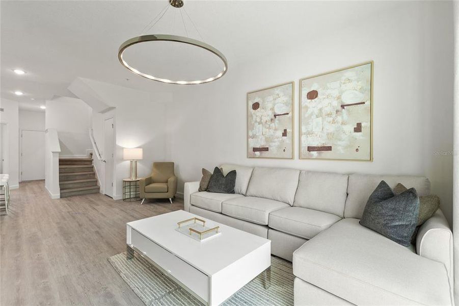 Furnished interior view inside a new home in , Davenport (Image 47).