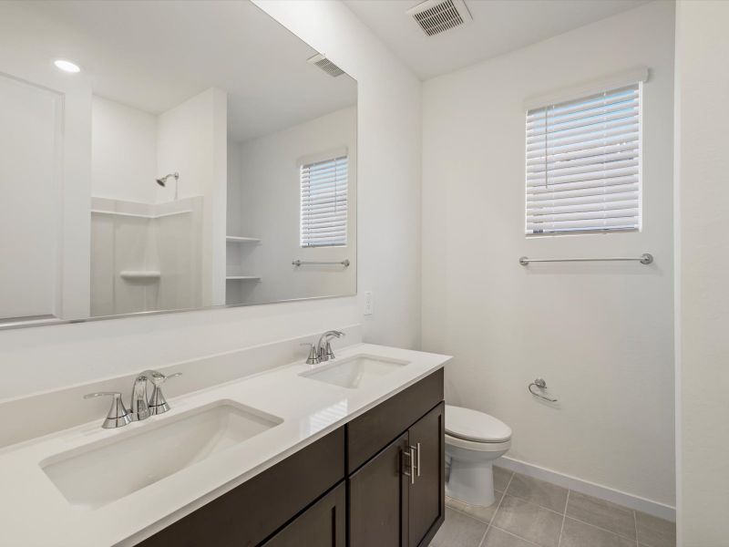 Furnished interior view inside a new home in Meritage Homes by Teravalis - Reserve Series, Buckeye (Image 6).