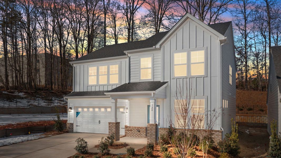 The Burton Plan in Farms at Bellingham by DRB Homes in Charlotte NC