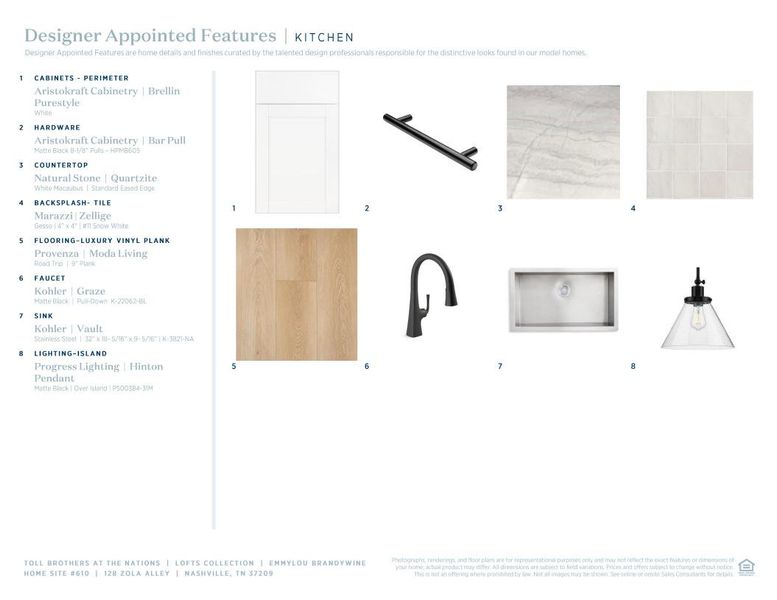 Sample of building materials used in homes in The Nations, Nashville (Image 10).