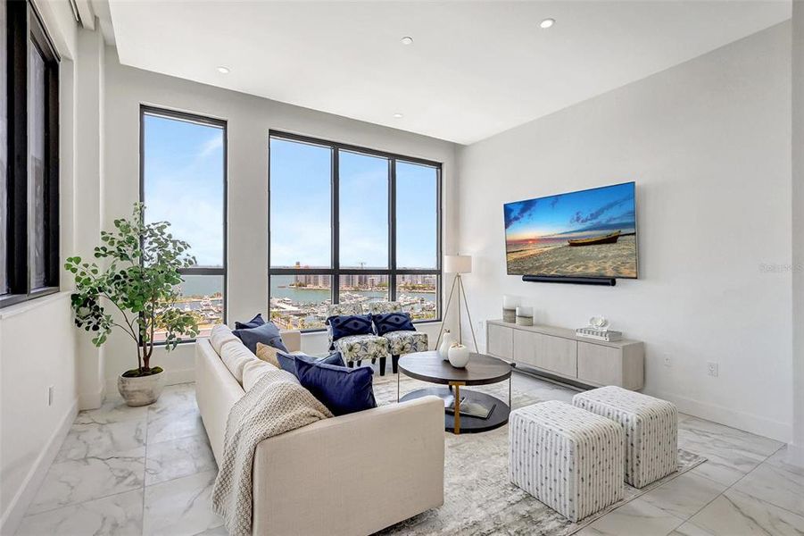 Furnished interior view inside a new home in , Sarasota (Image 25).