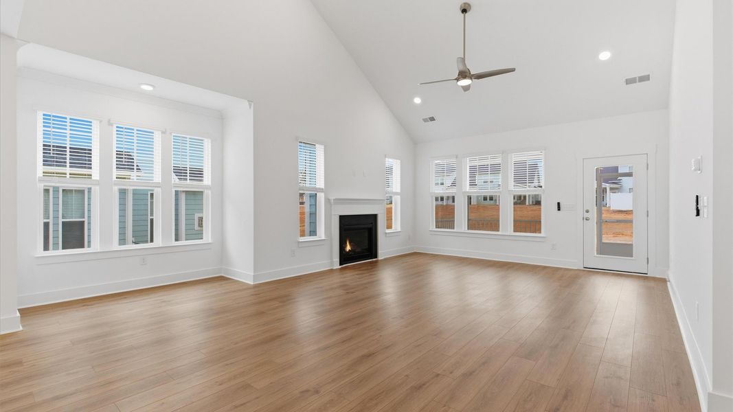 Furnished interior view inside a new home in Village at Midway, Anderson (Image 7).