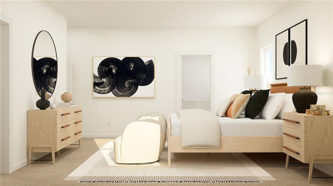 Furnished interior view inside a new home in Trailhead Landing: Trailhead Landing 50s, Alachua (Image 20).